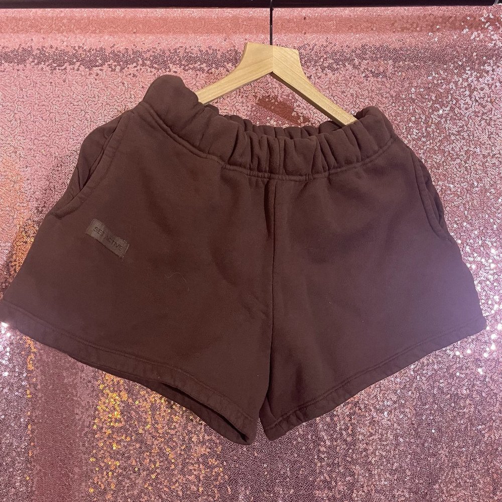 Brown Sweatshorts